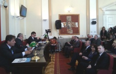 3 February 2015 The participants of the 20th sitting of the Agriculture, Forestry and Water Management Committee at Krusevac City Assembly Hall